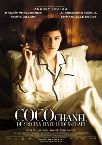 Filmplakat: Coco Chanel - Der Beginn einer Leidenschaft