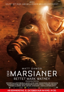 Filmplakat: Der Marsianer - Rettet Mark Watney