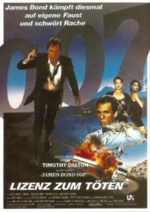 Filmplakat: James Bond 007- Lizenz zum Töten