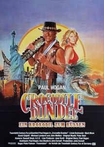 Filmplakat: Crocodile Dundee - Ein Krokodil zum Küssen