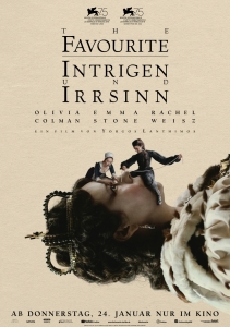 Filmplakat: The Favourite - Intrigen und Irrsinn